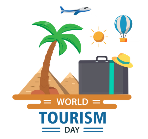 Día Mundial del Turismo  Ilustración