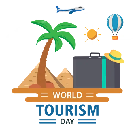 Día Mundial del Turismo  Ilustración