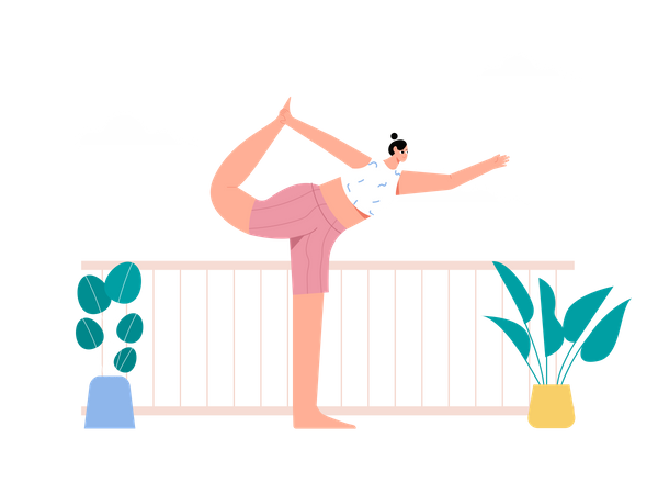 Día mundial del yoga  Ilustración