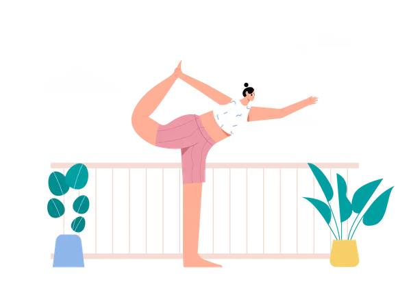 Día mundial del yoga  Ilustración
