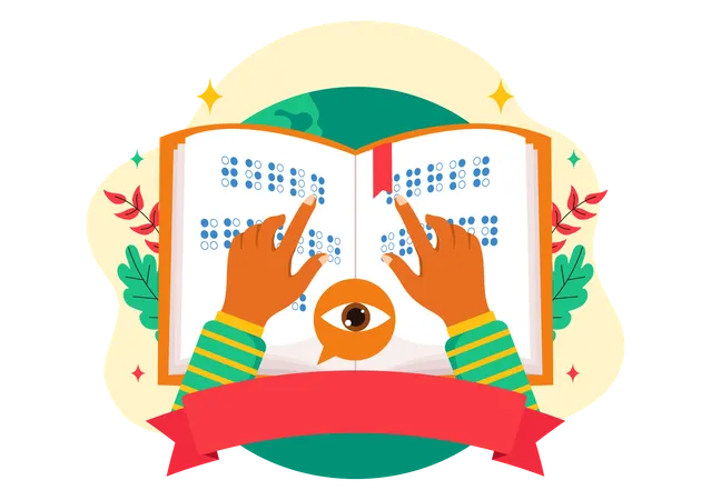 Dia Mundial do Braille  Ilustração