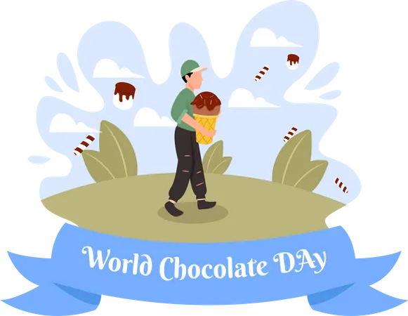 Dia Mundial do Chocolate  Ilustração
