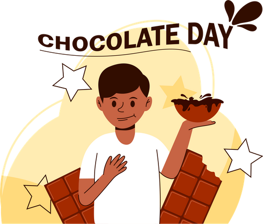 Dia Mundial do Chocolate  Illustration