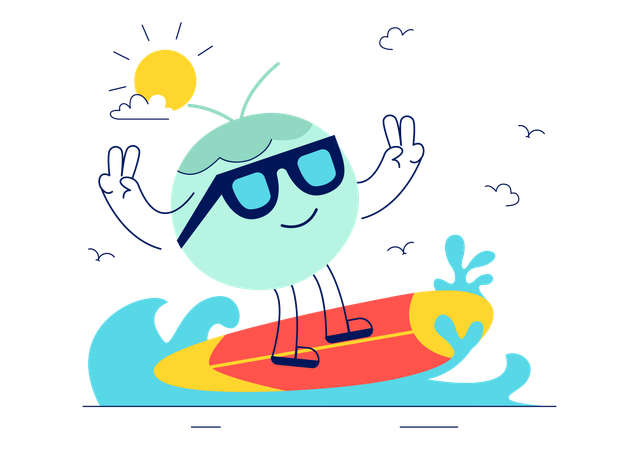 Dia Mundial do Coco  Ilustração