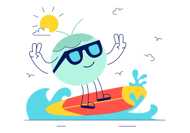 Dia Mundial do Coco  Ilustração
