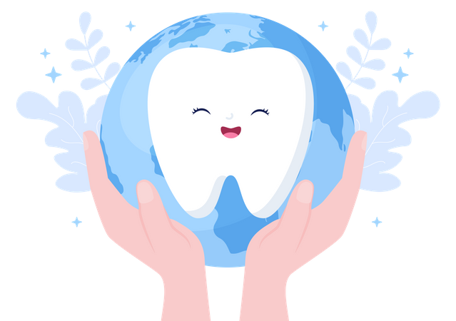 Dia mundial do dentista  Ilustração