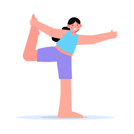 Dia mundial do yoga  Ilustração