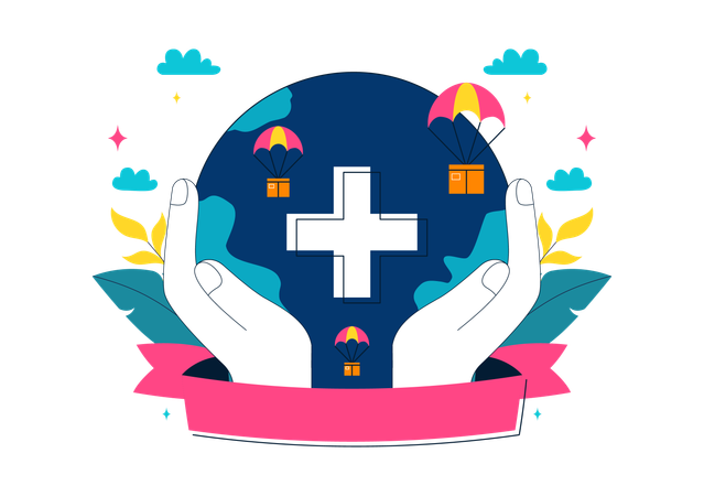 Dia Mundial Humanitário  Ilustração