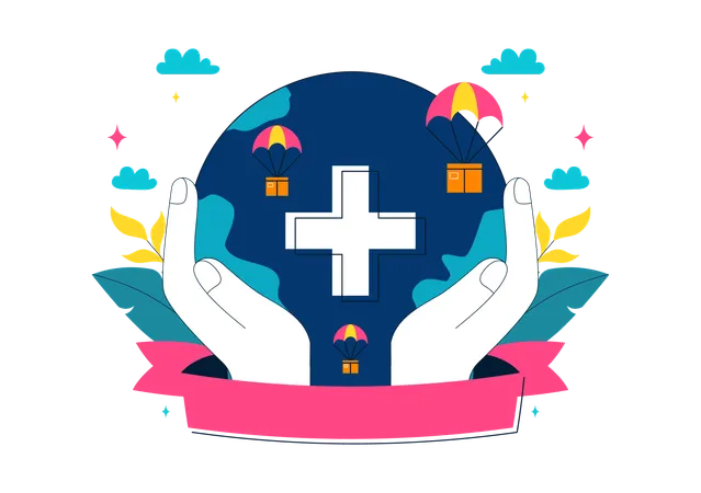 Dia Mundial Humanitário  Ilustração