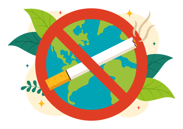 Dia Mundial Sem Tabaco  Ilustração