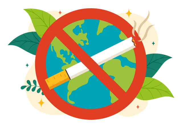 Dia Mundial Sem Tabaco  Ilustração