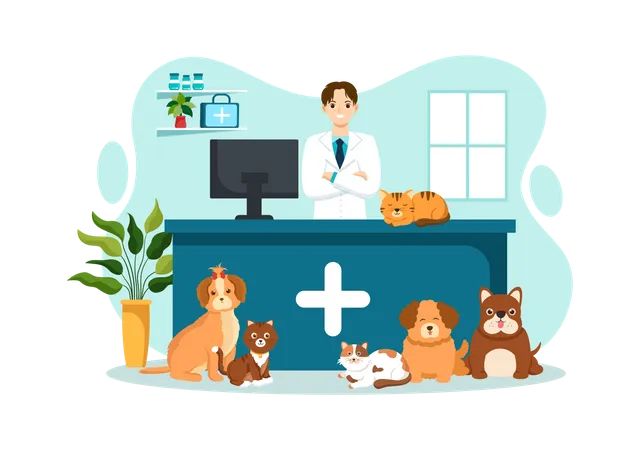 Dia Mundial da Veterinária  Ilustração