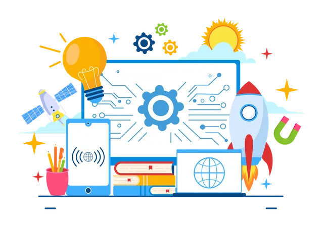 Dia Nacional da Tecnologia  Ilustração