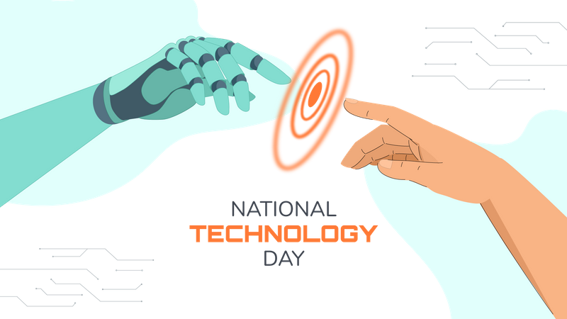 Día Nacional de la Tecnología  Ilustración