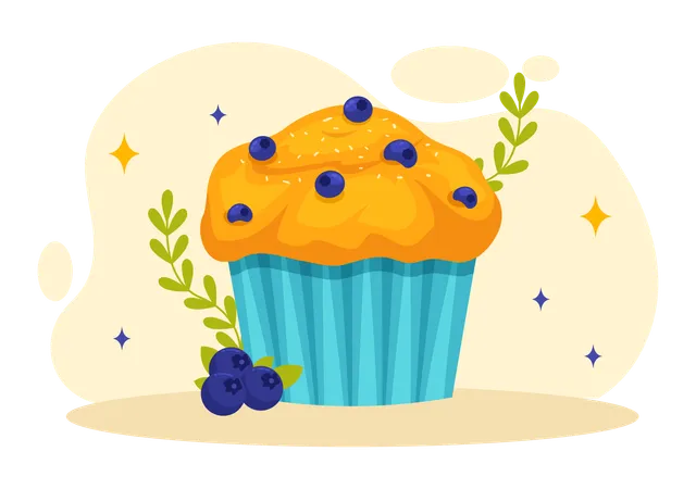 Día Nacional del Muffin  Ilustración