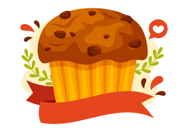 Día Nacional del Muffin  Ilustración