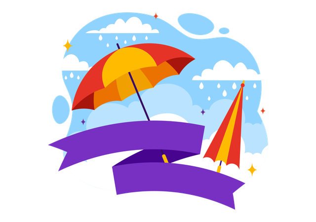 Dia Nacional do Guarda-chuva  Ilustração