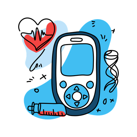 Diabetes awareness  Illustration