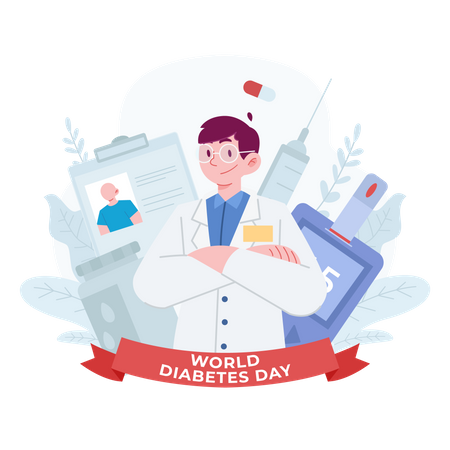Diabetes Awareness  イラスト