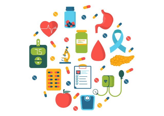 Diabetes Care  Illustration