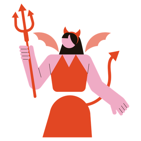 Fille du diable  Illustration