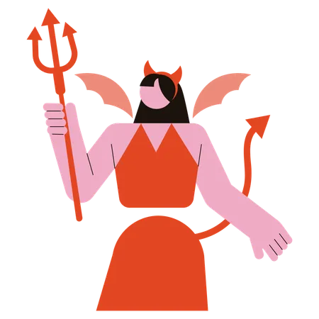 Fille du diable  Illustration