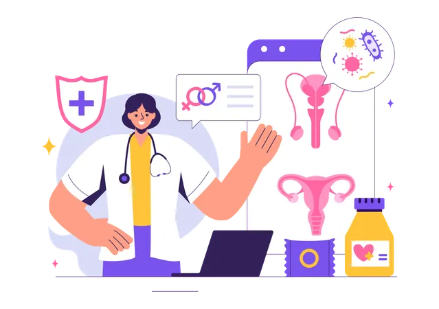 Diagnostik dermatologischer Erkrankungen  Illustration