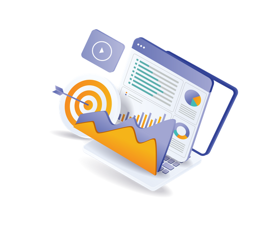 Diagnostic analysis of business plan targets  Illustration