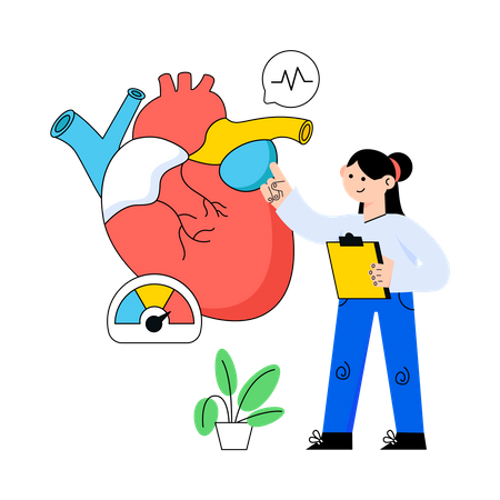 Diagnostic des maladies cardiaques  Illustration