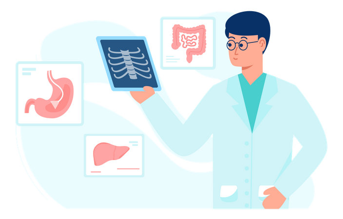 Diagnostic Radiology  Illustration