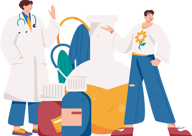 Diagnostic Research  Illustration