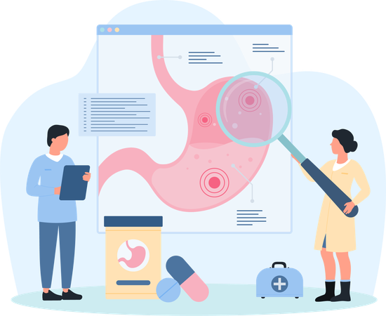 Diagnóstico renal  Ilustração