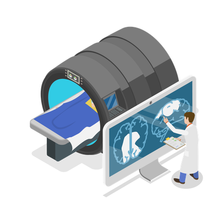 Diagnostische Radiologie  Illustration