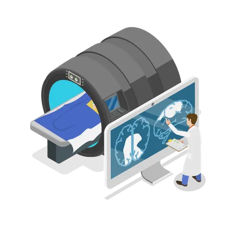 Diagnostische Radiologie  Illustration