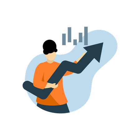 Diagramm zur Analyse sozialer Netzwerke  Illustration