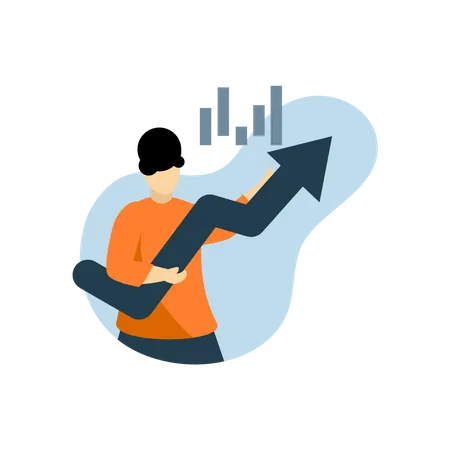 Diagramm zur Analyse sozialer Netzwerke  Illustration