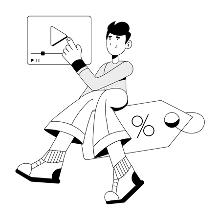 Didacticiel vidéo  Illustration