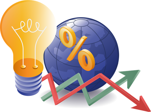 Die Idee der Entwicklung einer Welt Business isometrische  Illustration