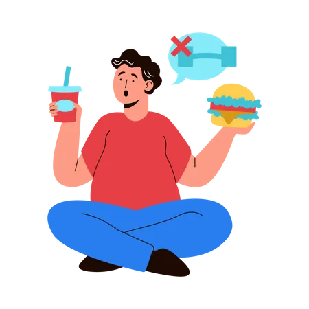 Diet Fail  Illustration