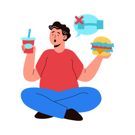 Diet Fail  Illustration