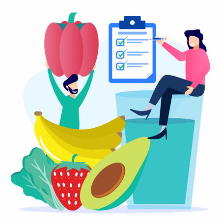 Diet Plan  Illustration