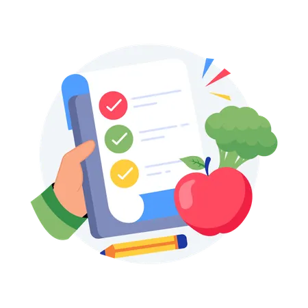 Diet Plan  Illustration