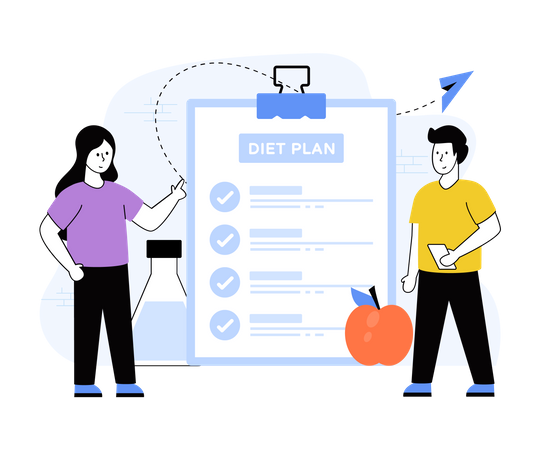 Diet Plan  Illustration