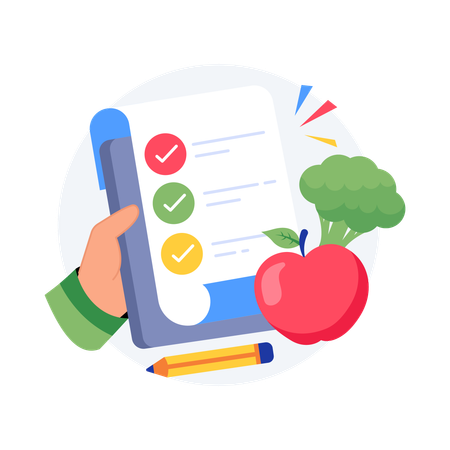 Diet Plan  Illustration