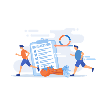 Diet plan  Illustration