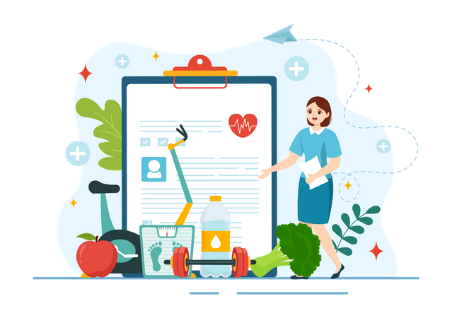 Diet plan  Illustration