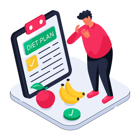 Diet Plan  Illustration