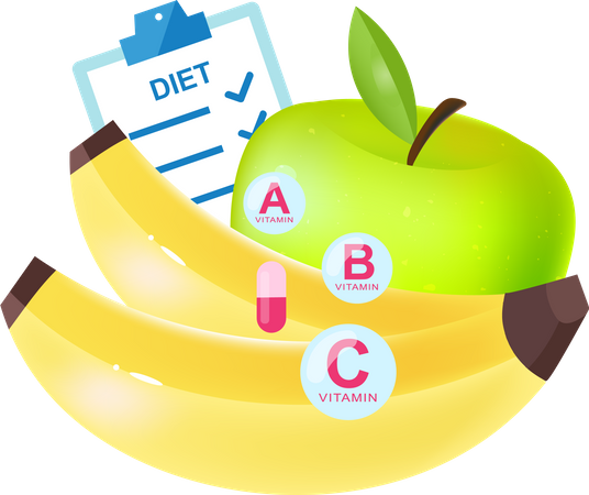 Dietary nutrition  Illustration