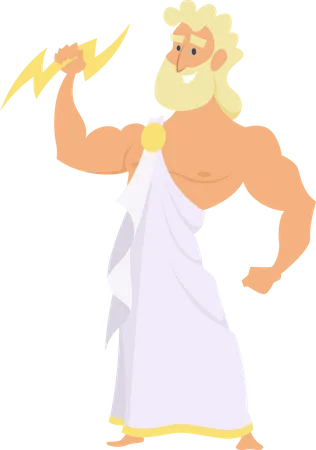 Dieux grecs ancienne religion Grèce histoire Zeus Athéna  Illustration