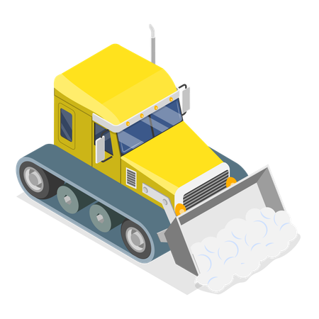 Different Snowplows  Illustration